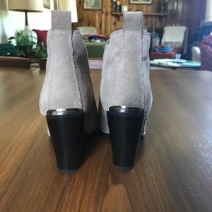 MICHAEL KORS Taupe Leather Booties